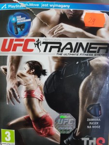 Ufc Trainer PS3 zawiera pasek na nogę Używany